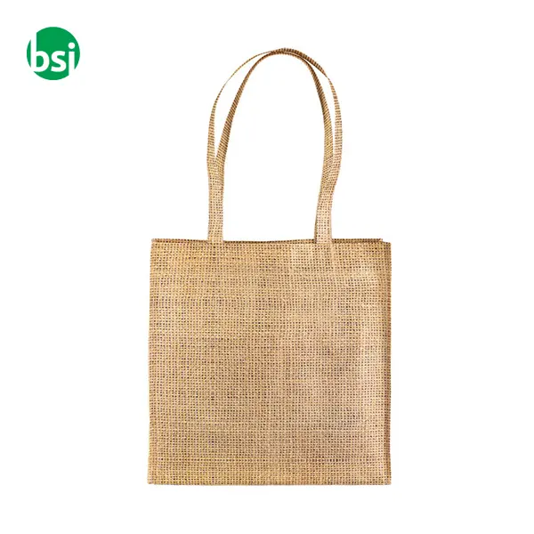 Shopping bag 38x39,5x10 | jute effect | GRAZIANA -  1