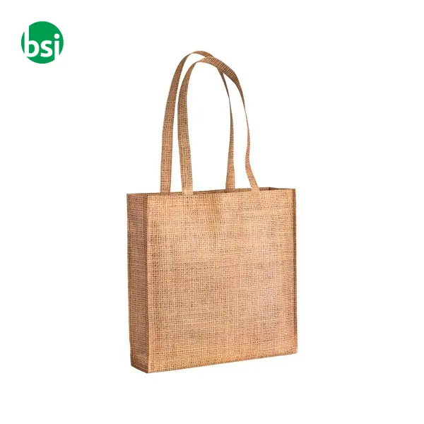 Shopping bag 38x39,5x10 | jute effect | GRAZIANA -  5