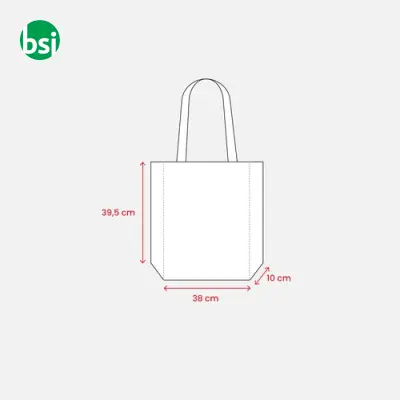 Shopping bag 38x39,5x10 | jute effect | GRAZIANA - Immagine 3