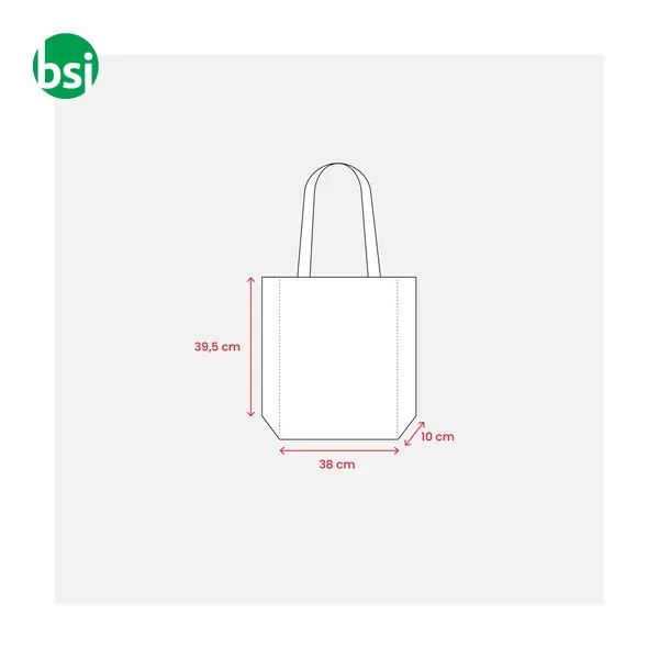 Shopping bag 38x39,5x10 | jute effect | GRAZIANA -  3