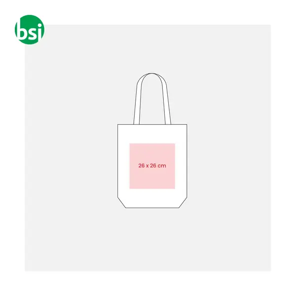Shopping bag 38x39,5x10 | jute effect | GRAZIANA -  4