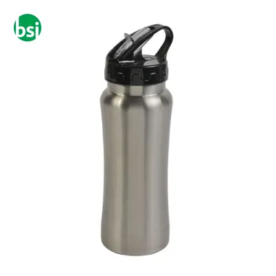 Bottle with drinking straw pull out | stainless steel - Immagine 5