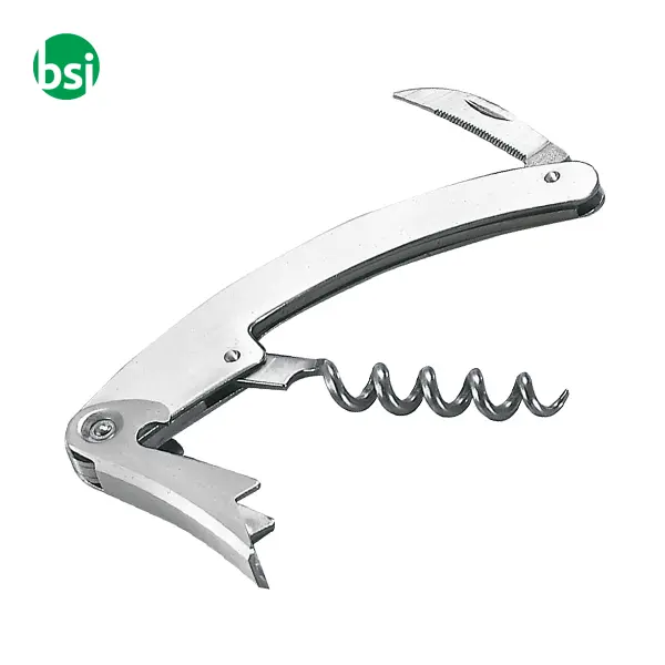 Corkscrew / bottle opener / penknife | metal -  1