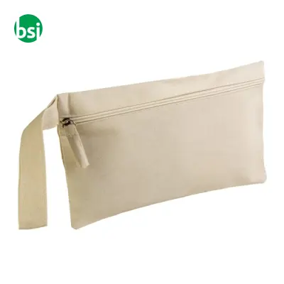 Document holder | cotton | natural | zip - Immagine 2