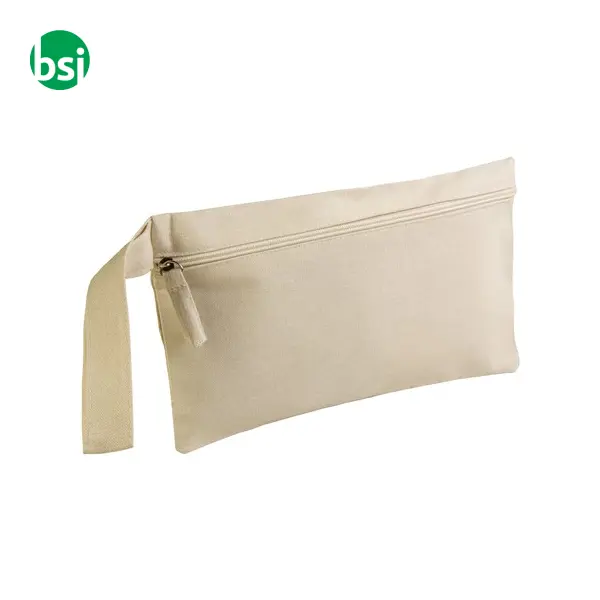 Document holder | cotton | natural | zip -  2