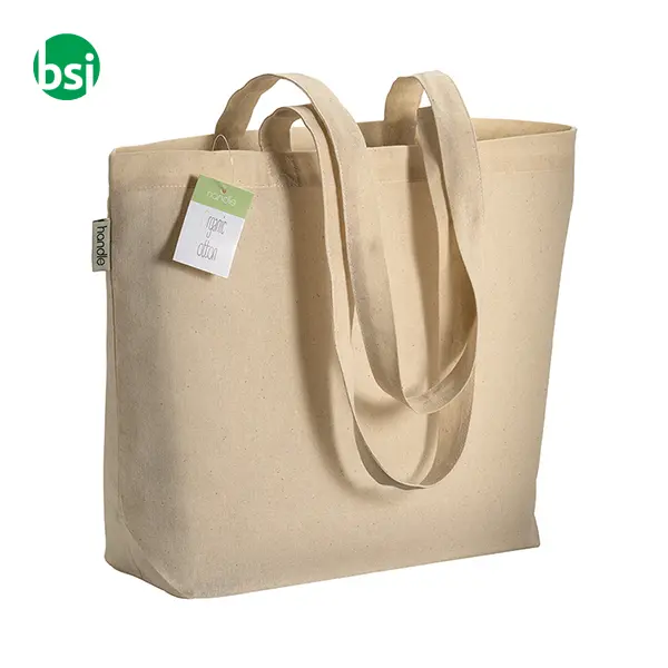 Shopping bag 40x30x10 | organic cotton | BERENICE -  1