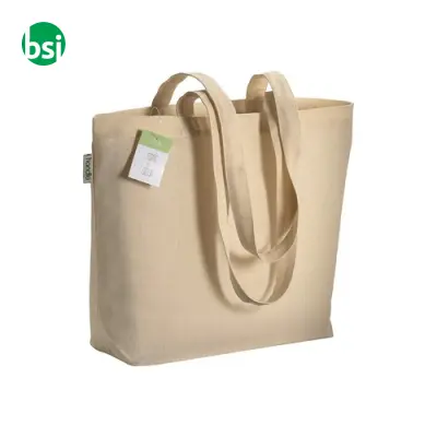 Shopping bag 40x30x10 | organic cotton | BERENICE - Immagine 6