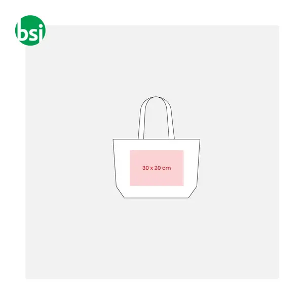 Shopping bag 40x30x10 | organic cotton | BERENICE -  5
