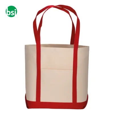 Shopping bag 50x38x18 | natural cotton | FILIPPA - Immagine 3