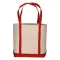 Shopping bag 50x38x18 | natural cotton | FILIPPA - Anteprima 3