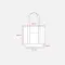 Shopping bag 50x38x18 | natural cotton | FILIPPA - Anteprima 8