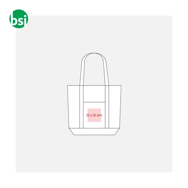 Shopping bag 50x38x18 | natural cotton | FILIPPA -  12