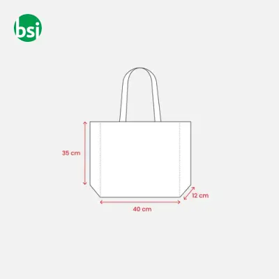 Shopping bag 40x35x12 | laminated non woven | ILEANA - Immagine 6