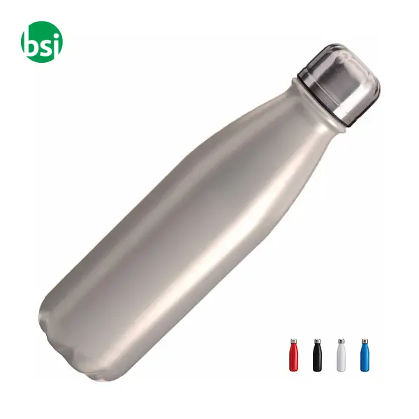 Sport bottle 500 ml | aluminium and steel lid -  1