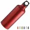 Water bottle 500 ml | matt metalized | aluminium - Anteprima 1
