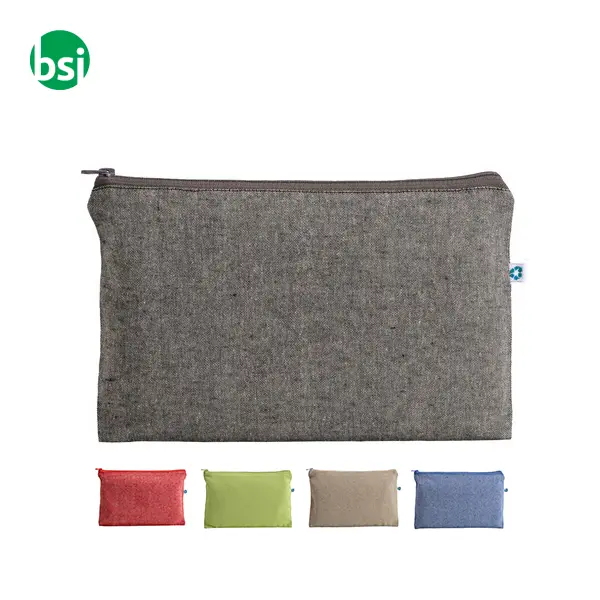 Beauty case | recycled cotton | zipper -  1