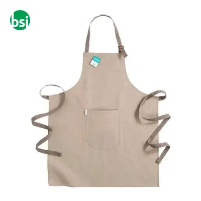 Long apron | recycled cotton