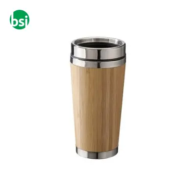 Mug | stainless steel | bamboo coating - Immagine 3