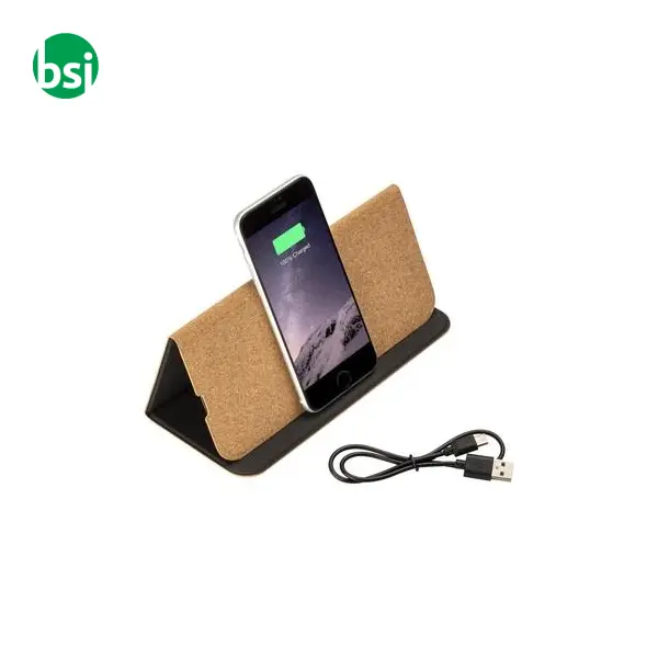 Mousepad and mobile phone holder | cork | wireless charger -  1