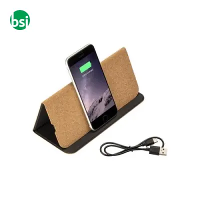 Mousepad and mobile phone holder | cork | wireless charger - Immagine 9
