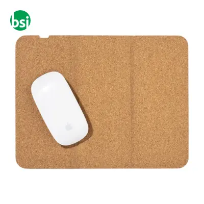 Mousepad and mobile phone holder | cork | wireless charger - Immagine 4