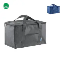 Cooler bag 34x21x20 | RPET | melange with silver interior