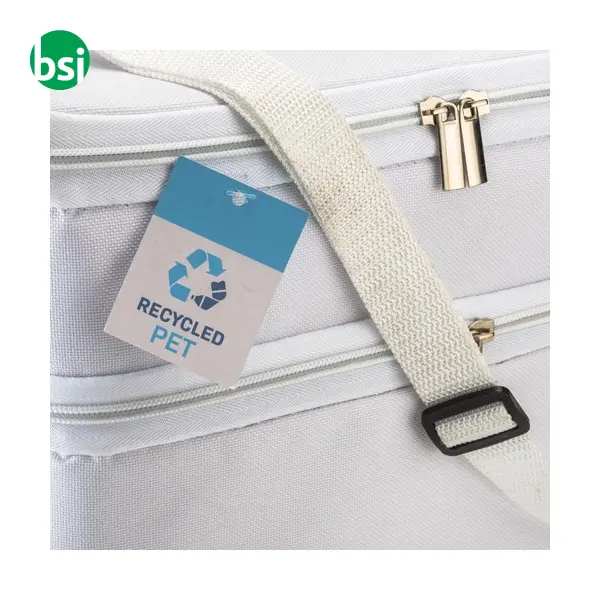 Cooler bag | RPET | silver interior -  6