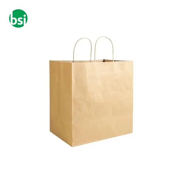 Shopping bag | 100% recycled paper | guesset | GINA -  1