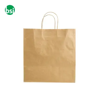 Shopping bag | 100% recycled paper | guesset | GINA - Immagine 2