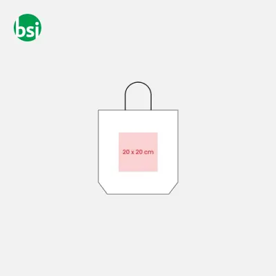 Shopping bag | 100% recycled paper | guesset | GINA - Immagine 4