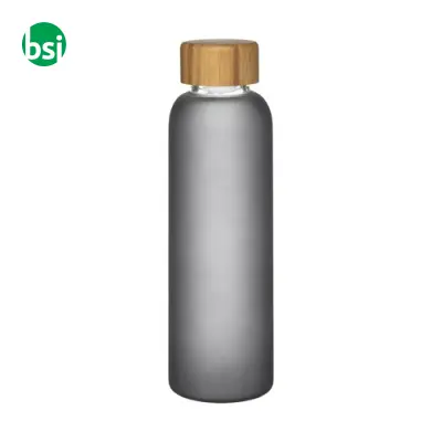 Glass bottle 500 ml | frosted and bamboo lid - Immagine 5