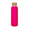 Glass bottle 500 ml | frosted and bamboo lid - Anteprima 4