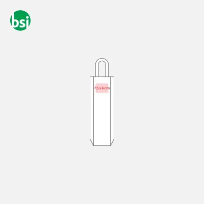 Bottle bag | jute and cotton | rope handles - Immagine 5