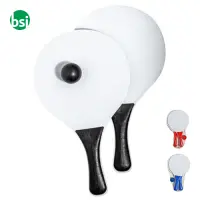 Set of 2 beach rackets with ball