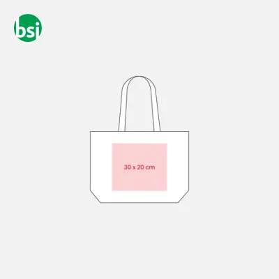 Shopping bag | jute | long handles and gusset - Immagine 4