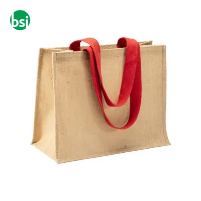 Shopping bag | jute | long handles and gusset - Immagine 20