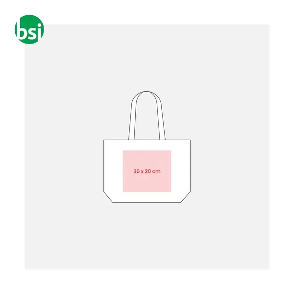 Shopping bag | jute | long handles and gusset -  7