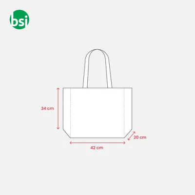 Shopping bag | jute | long handles and gusset - Immagine 9