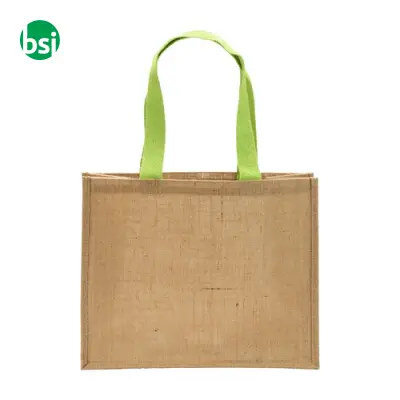 Shopping bag | jute | long handles and gusset - Immagine 14