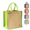 Mini shopping bag 30x30x19 | jute | colored handles - Anteprima 17