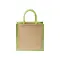 Mini shopping bag 30x30x19 | jute | colored handles - Anteprima 14