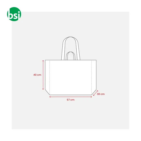Maxi shopping bag 57x35x15 | recycled polypropylene | ELVI -  3