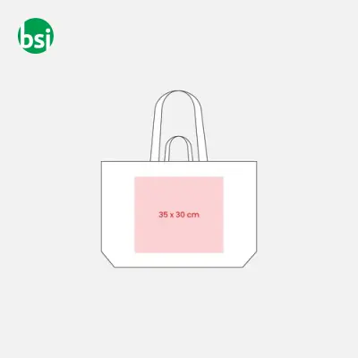 Maxi shopping bag 57x35x15 | recycled polypropylene | ELVI - Immagine 4