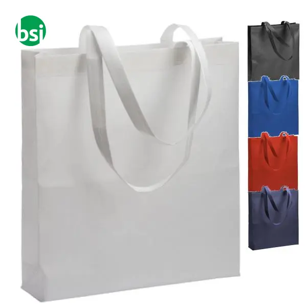 Heat sealed shopping bag 36x40x9 | RPET | DOMITILLA -  1