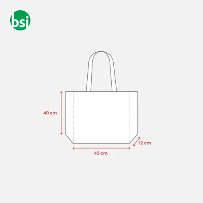 Heat sealed shopping bag 45x40x12 | RPET | DOLORES - Immagine 8