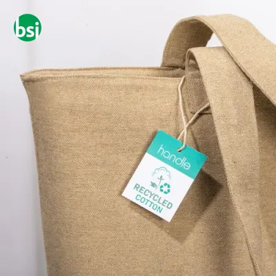 Shopper 50x37x17 | recycled cotton | ELENIA - Immagine 9