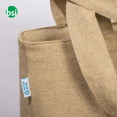 Shopper 50x37x17 | recycled cotton | ELENIA - Immagine 10