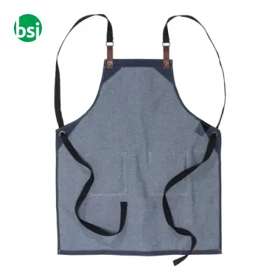 Kitchen apron 68x82 | adjustablecotton | denim - Immagine 2