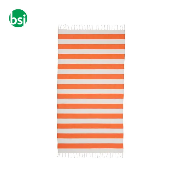 Fringed beach towel 90x170 | cotton -  8