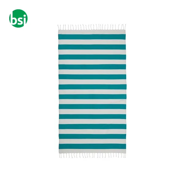 Fringed beach towel 90x170 | cotton -  19